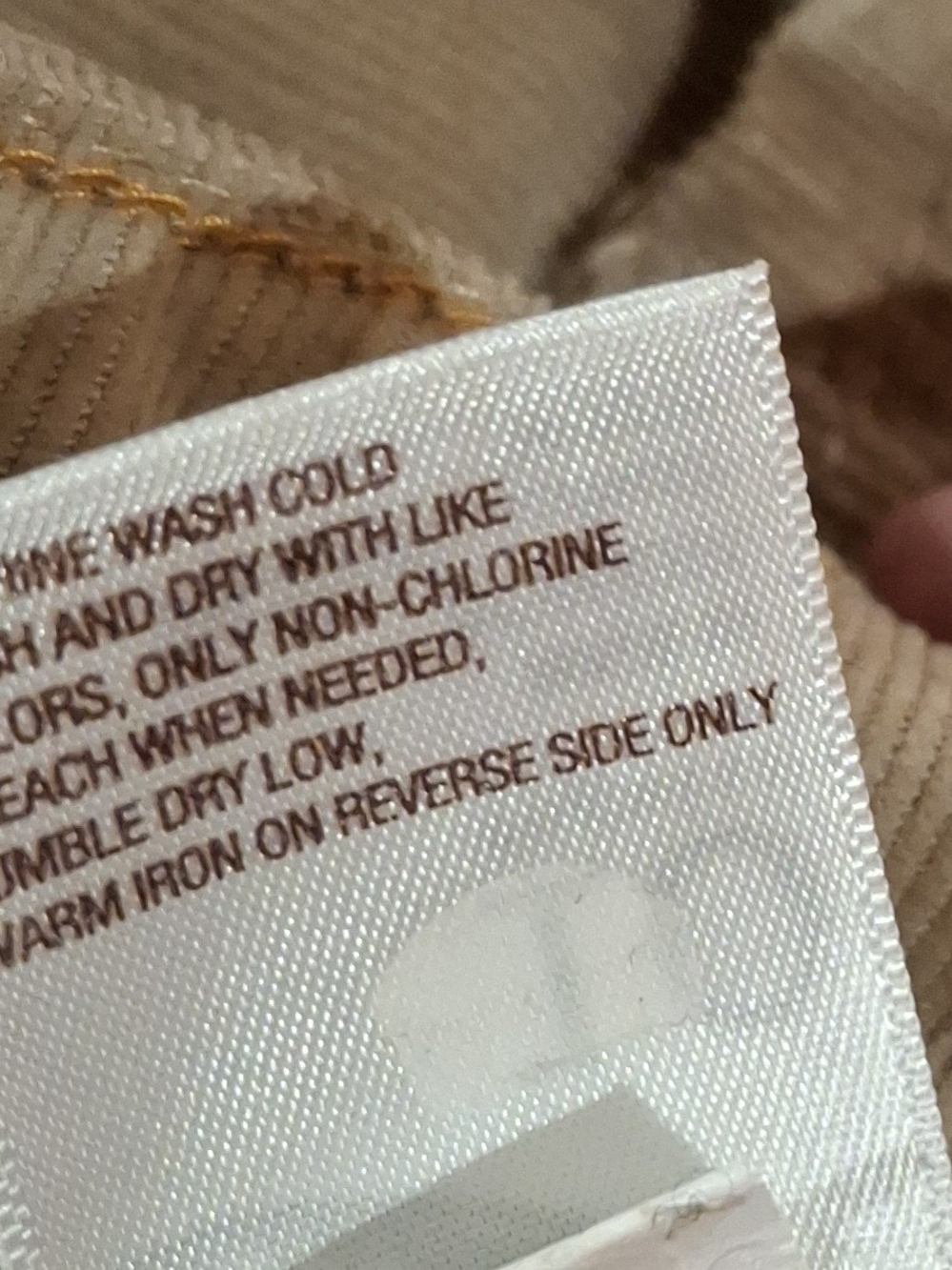 Old Navy Tan Corduroy Mini Skirt - Picture 6 of 9